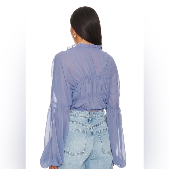 X Revolve Bali Top in Periwinkle SNDYS - Picture 3 of 7